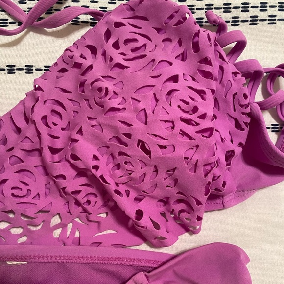 💕Purple Bathing Suit Set - Picture 2 of 4